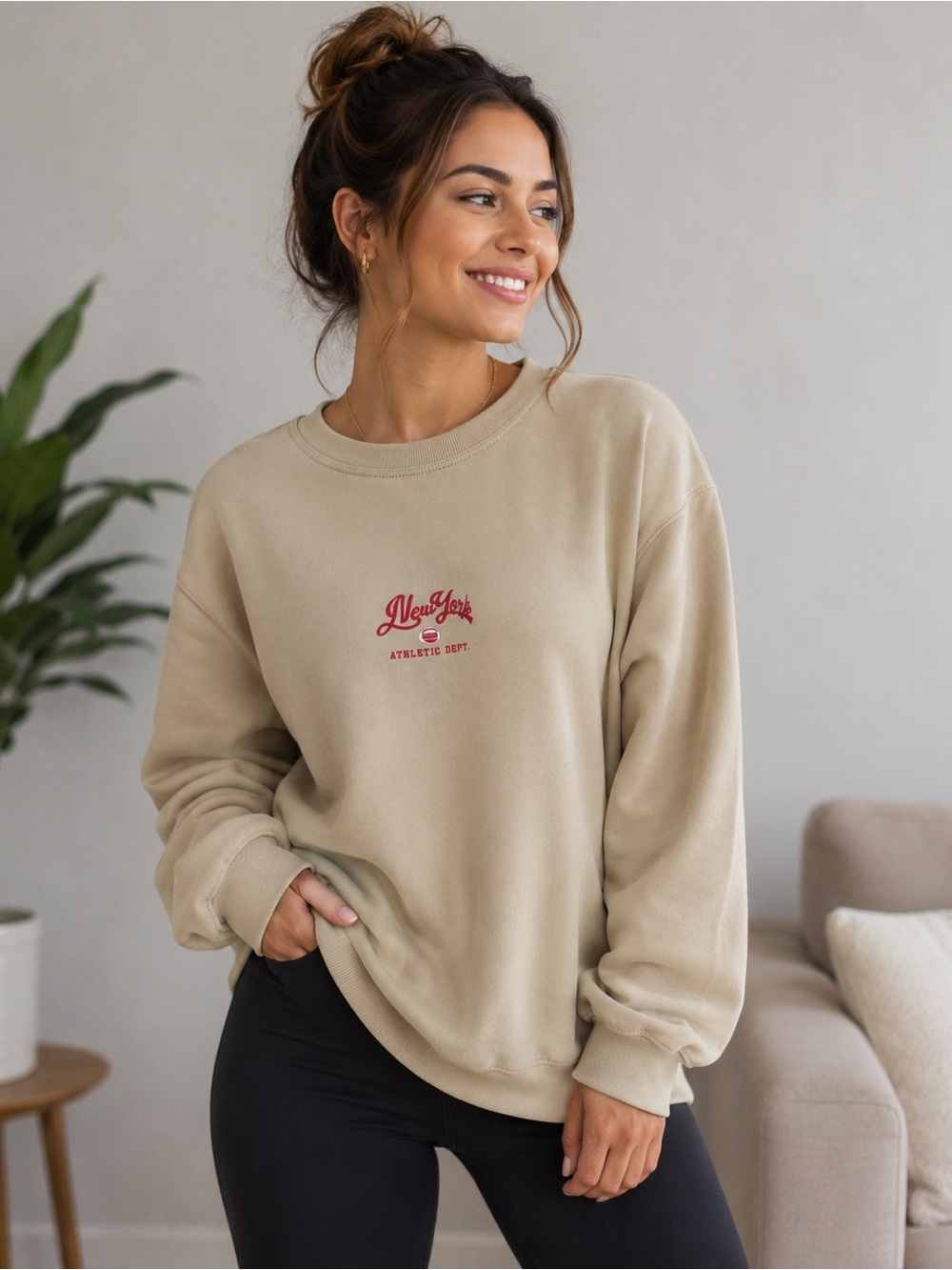 Vintage New York Athletic Department Sweatshirt Large Y2K New York Athle…